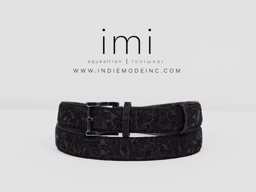 Kingsley Belt 480 Floral Black/Black