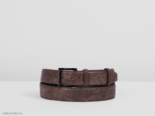 Kingsley Belt 37 Crute Castanho/Black